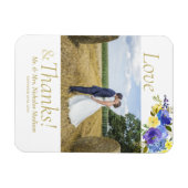 Wedding Carolina Classic Blue Magnet (Horizontal)