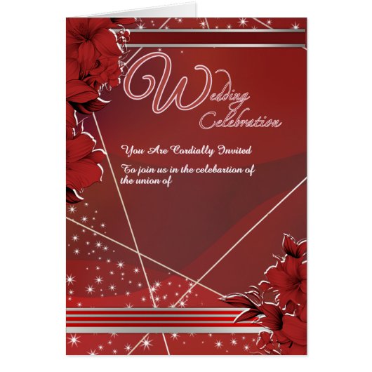 Wedding Celebration Invitation (Vorne)