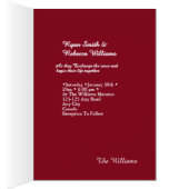 Wedding Celebration Invitation (Innen (Rechts))
