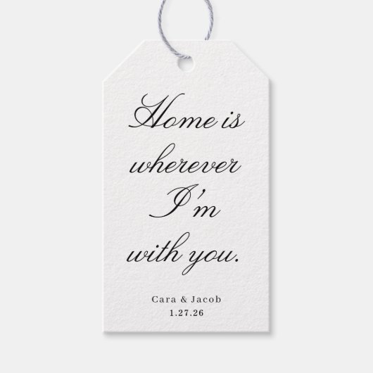 Wedding Centerpiece, Bridal Shower Decoration  Geschenkanhänger (Vorderseite)