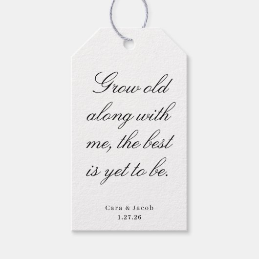 Wedding Centerpiece, Bridal Shower Decoration  Geschenkanhänger (Vorderseite)