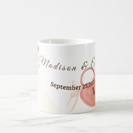 Wedding ceramic mug  kaffeetasse (Mittel)