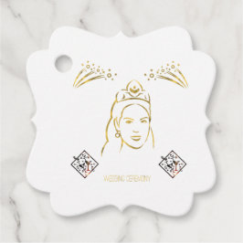 wedding ceremony style geschenkanhänger