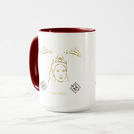 wedding ceremony style tasse (Vorderseite Links)