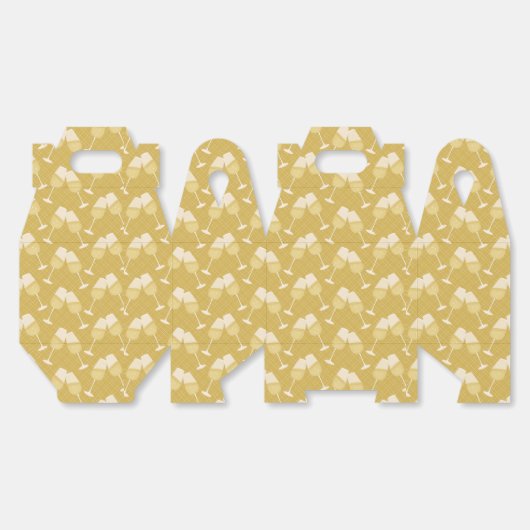 Wedding Champagne Glasses Geschenkschachtel (Ungeklappt)