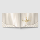 Wedding Chandelier Lighting Ivory Pearl Gästebuch (Voll)