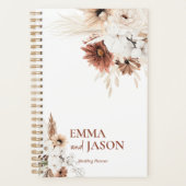 Wedding Checklist Planner Boho Planer (Vorderseite)