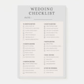wedding checklist post-it klebezettel (Vorderseite)