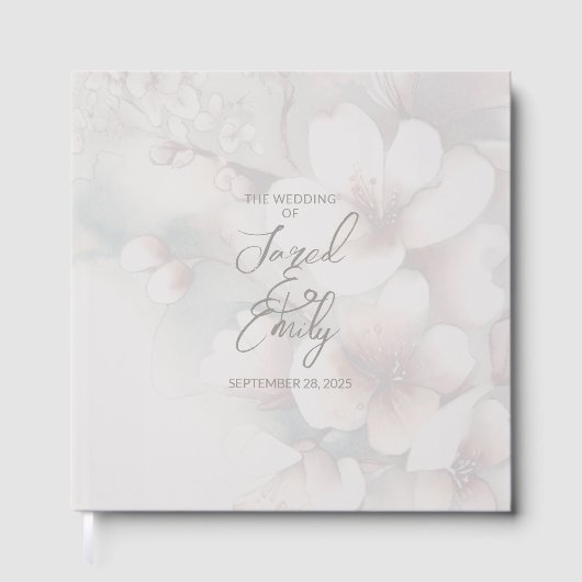 Wedding Cherry Blossom Gästebuch (Vorderseite)