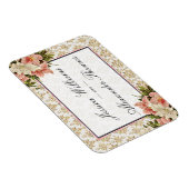 Wedding Chic-Frühlings-Blumenstrauß-u. Magnet (Rechte Seite)