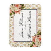 Wedding Chic-Frühlings-Blumenstrauß-u. Magnet (Vertikal)