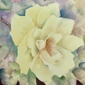 Wedding Cocktail Napkins | Lemon Rose Floral  Serviette