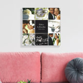 Wedding Collage Wrapped Canvas Leinwanddruck (Insitu (Wohnzimmer))