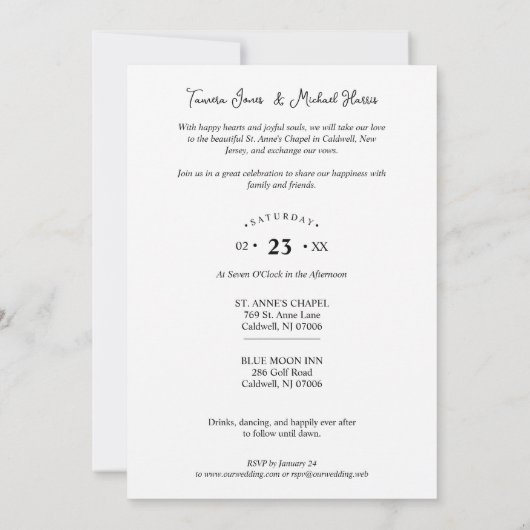 Wedding Colorful Red Shades Flowers Bouquet Einladung (Rückseite)