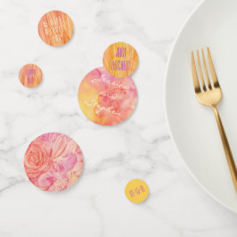 Wedding Confetti Frische Blume Gelbe Magentas Konfetti