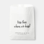 Wedding Confetti | Zu diesem, wenn wir küssen Geschenktütchen (Vorderseite)