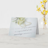 Wedding Congratulationen for Newlyweds Karte (Gelbe Blume)