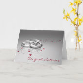 Wedding Congratulations card Karte (Gelbe Blume)