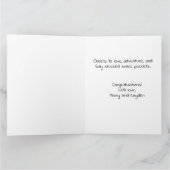 Wedding Congratulations Honeymoon Trip Snacks Card Karte (Innenseite)