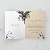 Wedding Congratulatory Card Karte (Innenseite)