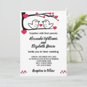 Wedding Country Chic Love Einladung (Stehend Vorderseite)