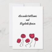 Wedding Country Chic Love Einladung (Rückseite)