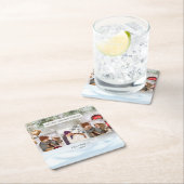 Wedding Couple Custom Foto Rechteckiger Pappuntersetzer (Vor Ort)