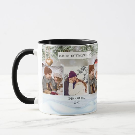 Wedding Couple Custom Foto Tasse (Links)