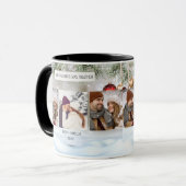 Wedding Couple Custom Foto Tasse (Vorderseite Links)