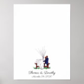 Wedding Couple Fingerprint Gästebuch (Vorne)