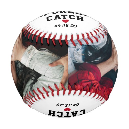 Wedding Couple Foto Baseball (Vorderseite)