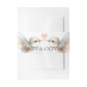 Wedding Couple Hummingbird Invitation Bly Band (Vorderseite Beispiel)