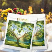 Wedding Couple Monogram Green Geschenktütchen