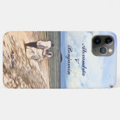 Wedding Couple Newlywed Foto Personalize Case-Mate iPhone Hülle (Rückseite (Horizontal))