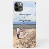 Wedding Couple Newlywed Foto Personalize Case-Mate iPhone Hülle (Rückseite)