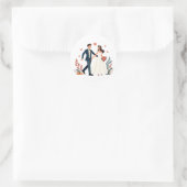 Wedding Couple Romance Sticker (Tasche)