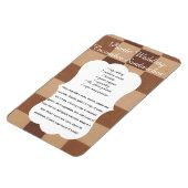 Wedding Cucumber Sandwich Recipe Magnet (Linke Seite)