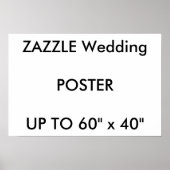 Wedding Custom 16.5" x11" Poster PREMIUM Landschaf (Vorne)