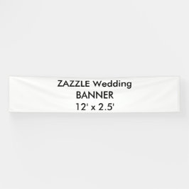 Wedding Custom Banner 12' x 2.5'