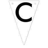 Wedding Custom Bunting Banner - Klassisches Dreiec (Zweite Fahne)