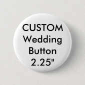 Wedding Custom Standard 2.25" Round Button Button (Vorderseite)