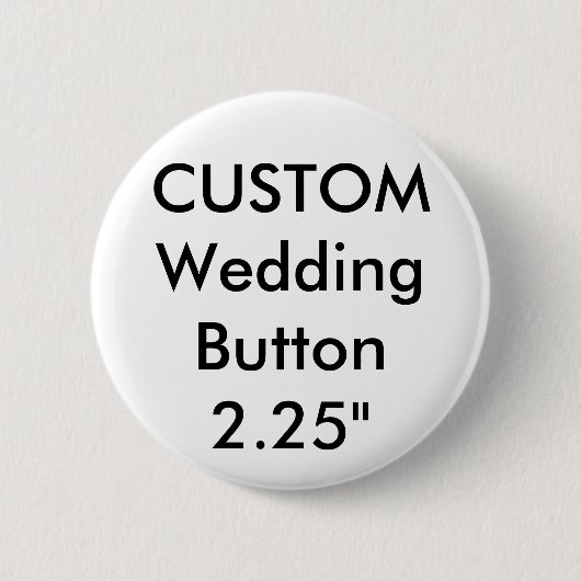 Wedding Custom Standard 2.25" Round Button Button (Vorderseite)