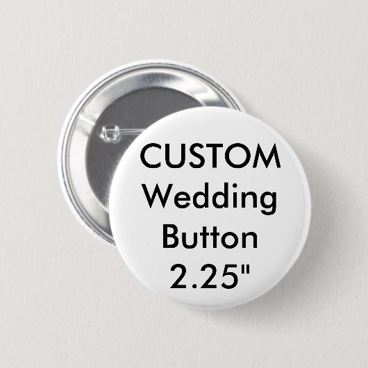 Wedding Custom Standard 2.25" Round Button Button (Vorne & Hinten)