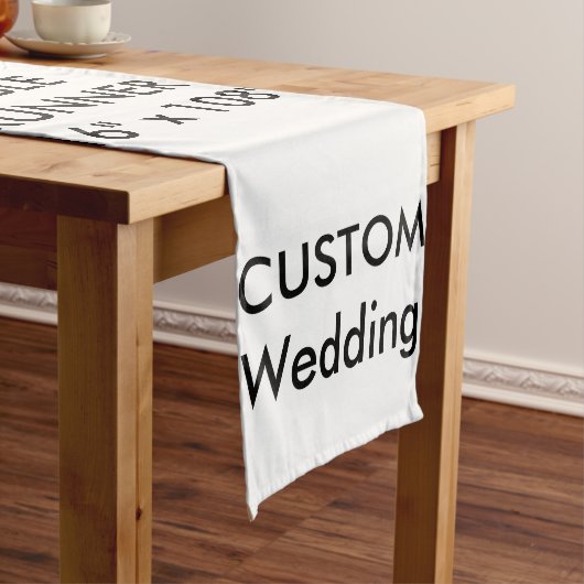 Wedding Custom Table Runner 16" x 108" Großer Tischläufer (Beispiel)