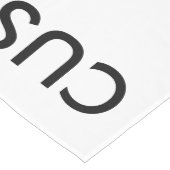 Wedding Custom Table Runner 90" x 16" Mittelgroßer Tischläufer (Ecke)