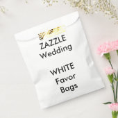 Wedding Custom WHITE Paper Bevorzugung Tasche Geschenktütchen (Versiegelt)