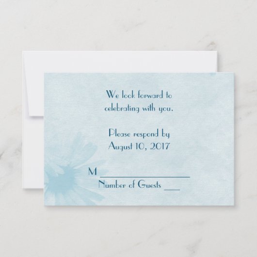 Wedding Daisy UAWG Einladung (Vorderseite)