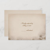 Wedding Daisy UAWG RSVP Karte (Vorne/Hinten)