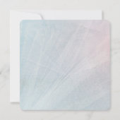 Wedding Dandelion Bouquet Einladung (Rückseite)