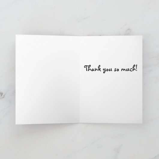 Wedding Dank II Dankeskarte (Innenseite)